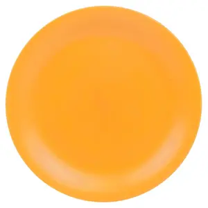 Teal  6 Pcs Unbreakable Reusable Coloured Plastic Dinner Plates Kids Party Tableware Orange