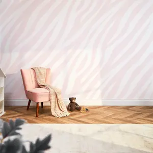 Zebra Print Mural Pink (350cm x 240cm)