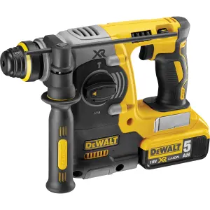 DeWalt 18V Li-ion XR Cordless Combi drill & SDS+ drill (2 x 5Ah) - DCK229P2T-GB