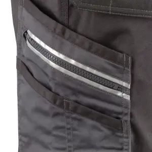 Site Kirksey Grey & black Men's Holster pocket trousers, W32" L32"