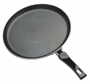 KitchenCraft Lightweight Aluminium 24cm Crepe / Pancake Pan Ensure Easy Flipping