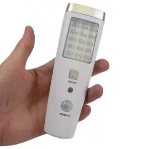 Kingavon RT380 LED Rechargeable Emergency Sensor Light Night Lamp Torch - White