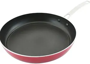 28Cm Non Stick Red Metallic Frying Pan Kitchen Cookware Aluminium Frypan Cooking