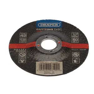 Draper  DPC Metal Cutting Disc, 115 x 2.5 x 22.23mm 94784