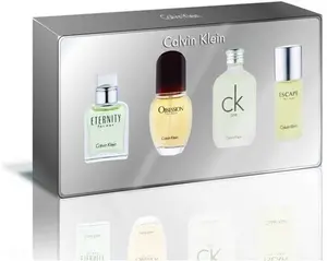 Calvin Klein Mens 4 X 5Ml Miniature Gift Set