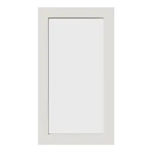 GoodHome Tydeman Matt porcelain Shaker Glazed Cabinet door (W)500mm (H)900mm (T)20mm