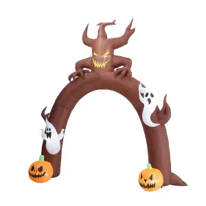 Arch Ghost Pumpkins Outdoor Halloween Inflatable Towers Yard Decoration 270cm (H)