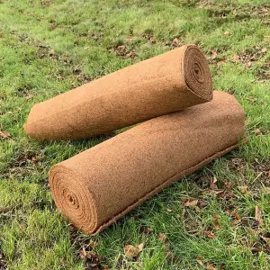 Set of 2 Coco Hanging Basket Planter Liner 10m Bulk Rolls