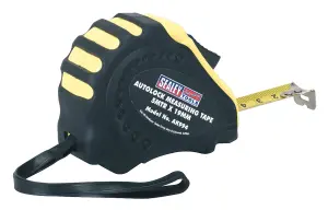 Sealey Auto Lock Tape Measure 5m(16ft) x 19mm - Metric/Imperial AK994