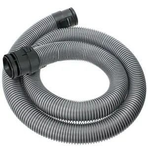 SPARES2GO Pipe Hose compatible with Miele C1 Classic Junior Ecoline Powerline Vacuum Cleaner (2m, 38mm, Silver)