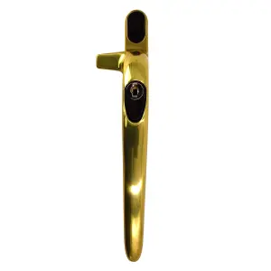 Yale Virage Cockspur Window Handle (3 Pack) - Gold, Right, 9mm