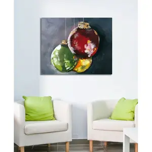 Ornaments - Wrapped Canvas Painting 76.2cm H x 91.44cm W x 3.81cm D