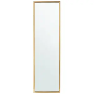 Beliani Scandinavian Standing Mirror TORCY Gold