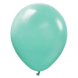 Globos Latex Plain Balloon (Pack of 100) Vintage Blue (One Size)