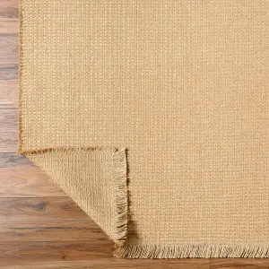 PAVI Becki Owens x Surya Solid and Border Boho Jute Runner Rug 80 x 220 cm