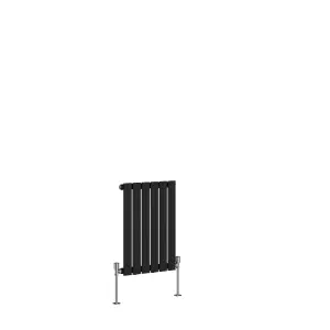 Right Radiators Flat Panel Single Radiator 600x408mm Black