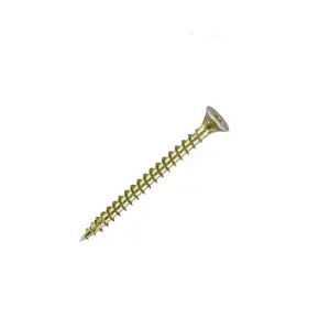 Securpak Countersunk Pozi Head Screw (Pack of 22) Gold (One Size)