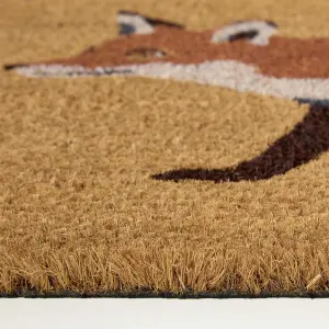 Homescapes Fox Coir Doormat 60 x 40