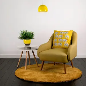 ValueLights Modern Gloss Yellow Arco Style Dome Ceiling Pendant Light Shade