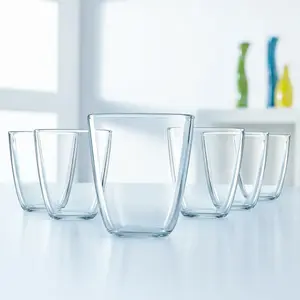 URBNLIVING 10cm Height Set of 12 Glassware Drinking Glass 310ml