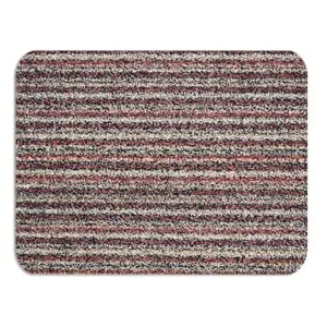 100% Cotton Dirt Stopper Anti Slip Door Mat 65x150cm - Stripe