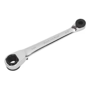 Sealey Ratchet Spanner Reversible 1/4"Hex x 10mm Hex AK6968