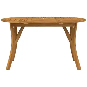 Berkfield Garden Table 150x90x75 cm Solid Wood Acacia