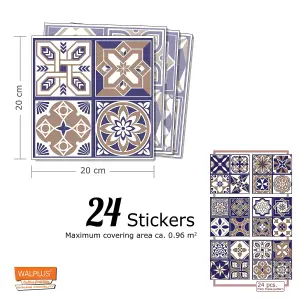 Walplus Royal Combo Mix Tile Stickers