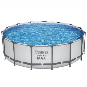 Bestway Steel Pro MAX™ Swimming pool with pump (L) 4.57m x (H) 122cm