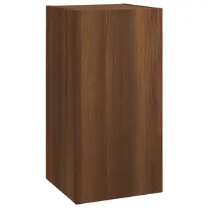 Berkfield TV Cabinets 2 pcs Brown Oak 30.5x30x60 cm Engineered Wood