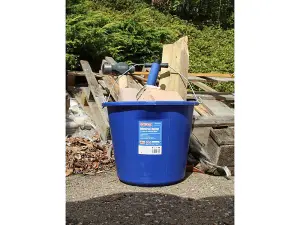 Faithfull Builder's Industrial Bucket 14 litre (3 gallon) - Blue FAI3GBUCKIN