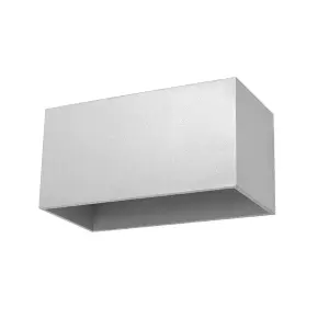 Quad Maxi Aluminium Grey 2 Light Classic Wall Light