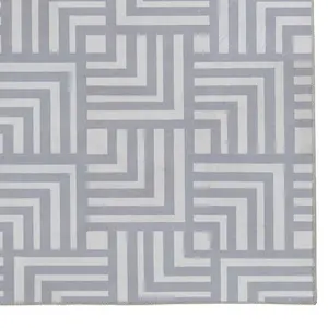 Washable Geometric Rug, Durable Resilient Comfortable Rug, Modern Rug for Bedroom, & Living Room-160cm X 230cm