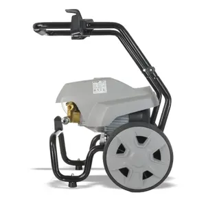 240v Professional Cold Electric Pressure Washer with Cage Frame - 1750psi, 140Bar, 8L/min