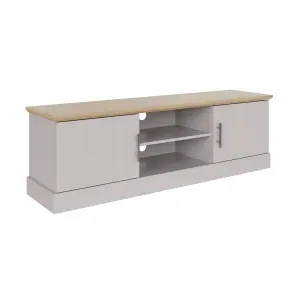 GFW Kendal Large TV Unit in Grey