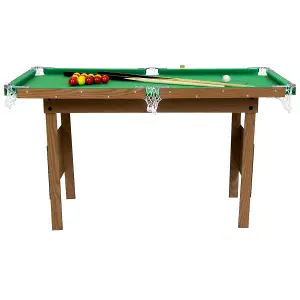 Junior 4ft Snooker/Pool Table With Pool Balls And 2 Cues