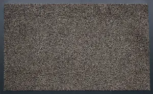 Non Slip Absorbent Dirt Trapper Rubber Edged Door Mats Brown 40x60 cm