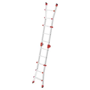 Hailo M80 Aluminium Multipurpose ladder 4x3 Rungs