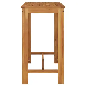 Berkfield Garden Bar Table 120x60x105 cm Solid Wood Acacia