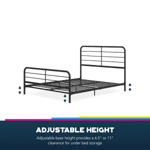 Millie Metal Bed Black, King Size