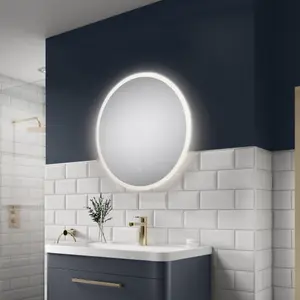 Sensio Mirror Round Wall-mounted Bathroom & WC Illuminated mirror (H)60cm (W)60cm