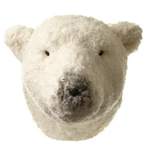 Barre Polar Bear Head Ornament