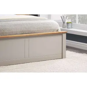 Birlea Phoenix Double Ottoman Bed Pearl Grey