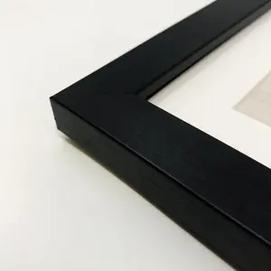 PF&A Oxford Black 14x11" Picture Frame For 10x7" Picture With Glass