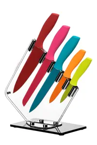 Tyri 5pc Multi Colour Soft Grip Handle Cutter Set