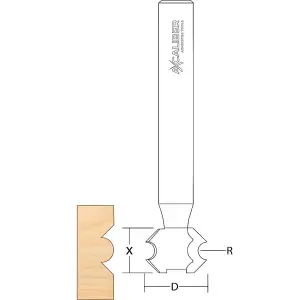 Axcaliber Extended Shank Beading Cutter