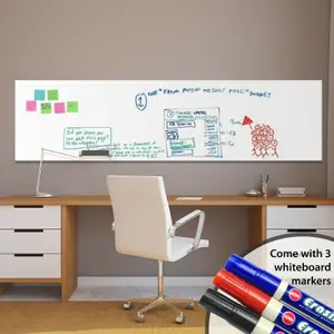 Walplus Whiteboard Self-Adhesive Decal Wall Sticker - 2Pcs