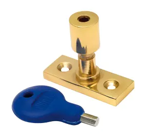 Carlisle Brass Polished Brass Locking Casement Stay Pin (WF17)