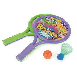 Toyrific Boom Bats Set With Ball & Shuttlecock