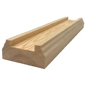 Pine Baserail TBR 3.0m 32mm Groove For Stair Spindles UK Manufactured Traditional Products Ltd